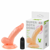 02823 | Pênis Realístico com Veias, Escroto e Ventosa Possui Vibração Multivelocidade – SUPER ROTA DONG – BW-008081