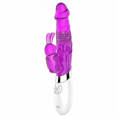 20723 | Jack Rabbit Rotativo USB em Jelly - Vibrador de Luxo - iGox