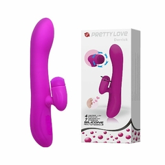 20748 | Vibrador de Ponto G e clitóris - Com Estimulador de Clitóris Rotativo - Pretty Love