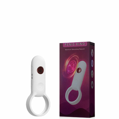 02966 | Anel Peniano Recarregável com Estimulador Clitoriano – PENIS RING – CR-025