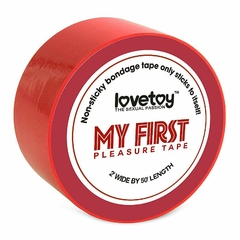 20875 | Fita Bondage My First - Autoadesiva Vermelha - Lovetoy