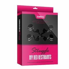 20887 | Kit Bondage de Amarras - My Bed Restraints - Lovetoy - E-VARIEDADES