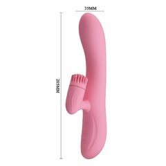 21304 | Vibrador de Ponto G e clitóris com Rotação - Chris - Pretty Love