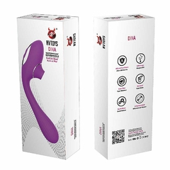 21724 | Vibrador de Ponto G e Clitóris com Pulsação - Dina - NV Toys - comprar online