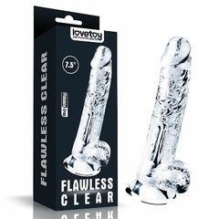 21846 | Prótese Transparente - Clear Dildo 7.5 - Lovetoy