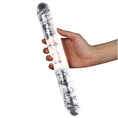 21848 | Dildo Transparente - Flawless Clear Double dildo 12 - Lovetoy