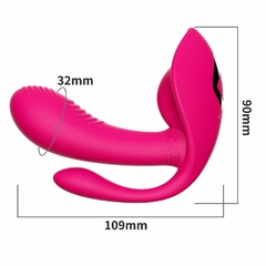 21937 | Vibrador de Ponto G com Plug Anal - Dibe - comprar online