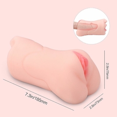 22402 | Masturbador Masculino Cyberskin em Formato de Vagina e Boca - S-Hande - loja online