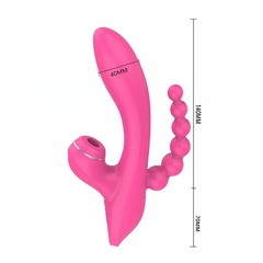 22530 | Vibrador de Ponto G e Clitóris com Pulsação - 3 em 1 - Abel - SI