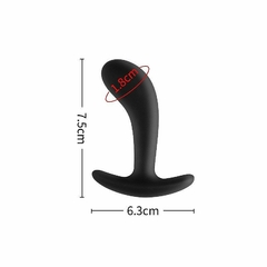 22604 | Plug Anal em silicone 12,5x3,5 - SI - loja online