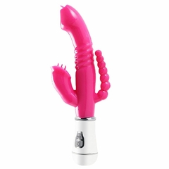 22735 | Vibrador de Ponto G e Clitóris á Pilha AA - Jelly - 3 em 1 - SI - loja online