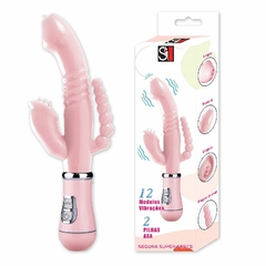 22735 | Vibrador de Ponto G e Clitóris á Pilha AA - Jelly - 3 em 1 - SI - loja online