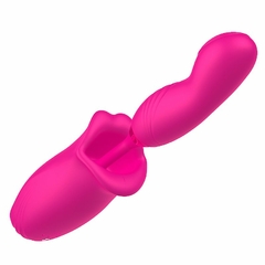 23017 | Vibrador de Pulsação Formato de Boca com Dedilhar / Tapping - SI