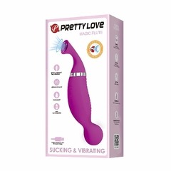 23312 | Vibrador de Ponto G e clitóris com Sucção - Magic Flute - Pretty Love na internet