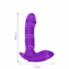 23559 | Vibrador de Próstata com Bullet de 1 Vibração - 11,5x2,6 - SI - comprar online