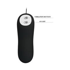 03735 | Plug Anal em Silicone Soft Touch com 12 Modos de Vibração - Pretty Love Special Anal Stimulation - Formato Gota