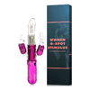 04750 | Vibrador Rotativo Recarregável com Estimulador Clitoriano e Penetrador Anal com 38 Modos de Vibração e 7 Modos de Rotação - Women G-Spot Stimulus - Rosa