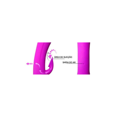 00668 | Vibrador Recarregável com Sucção no Estimulador Clitoriano e 12 Funções de Vibração, A Prova Dágua - Pretty Love Anthony - comprar online