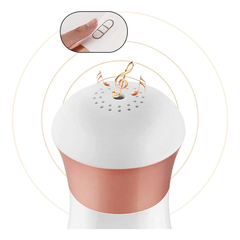 Imagem do 04241 | Masturbador Lanterna Recarregável Com Voz e 10 Modos de Vibrações - Smart Cup - Branco