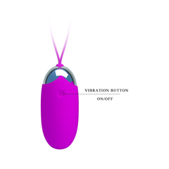 00623 | Cápsula Vibratória Recarregável em Silicone com 12 Modos de Vibrações - Pretty Love Benson