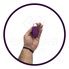 02013 | Alice - Cápsula Vibratória Recarregável com 11 Modos de Vibração Controlado por App via Bluetooth - Roxo - comprar online