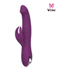 03960 | Vibrador Rotativo com Plug para Estimulo de Clitóris, 7 Níveis de Vibrações e 3 Níveis de Rotação - Vibe Irene - Roxo