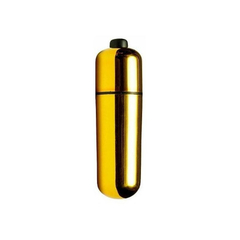 05021 | Power Bullet Mini Vibe - Cápsula Vibratória com Única Vibração e Resistente à Água - Dourado