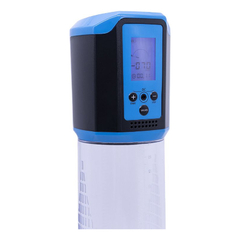 05062 | Bomba Peniana Automática Recarregável com 8 Modos de Intensidades de Vibração e Display LDC - SI Bomba Automática - Azul - comprar online