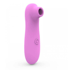 02163 | Estimulador de Clitóris com Sucção e 10 Níveis de Vibração Feito em Silicone - Woman Suction - Roxo - comprar online