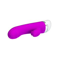 00677 | Vibrador com Estimulador Clitoriano e 30 Modos de Vibração - Pretty Love David