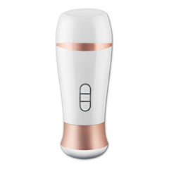 04241 | Masturbador Lanterna Recarregável Com Voz e 10 Modos de Vibrações - Smart Cup - Branco na internet