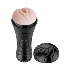 04884 | Masturbador Masculino Lanterna, Corpo Interno Texturizado, Formato Vagina com 7 Modos de Vibração - Pussy Vibration - comprar online