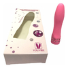 03310 | Personal em Silicone Macio com Multivelocidade - Mini Vibrador Diamond - Rosa Claro