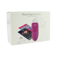 00959 | Cápsula Vibratória Recarregável com 10 Modos de Vibração e Controle Via App - Dancing Genius - Roxo - comprar online