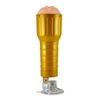 03519 | Masturbador Lanterna em Forma de Vagina em VyberSkin com Ventosa de Pressão - High Quality Desire Cup - Dourado