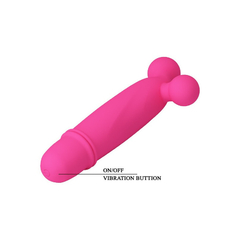 Imagem do 03707 | Mini Vibrador em Soft Touch com 10 Modos de Vibração - Pretty Love Goddard - Pink