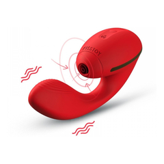 03365 | Kisstoy Tina - Vibrador Estimulador de Ponto G e Clitóris com 10 Modos de Vibração e Tecnologia de Sucção - comprar online