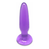 03412 | Plug Anal em Formato Cônico com Ventosa - Butt Plug Anal Toys - Roxo