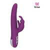 03956 | Vibrador Rotativo com Plug para Estimulo, 7 Modos de Vibrações e 3 Modos de Rotações - Vibe Pag - Roxo