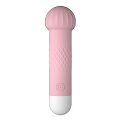 04560 | Mini Vibrador Recarregável Com 10 modos de Vibração Formato Cogumelo - Lilo - Rosa - comprar online