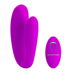 00422 | Vibrador para Casal Recarregável com 10 Vibrações, Resistente a Água, Controle Remoto - Pretty Love Letitia - comprar online