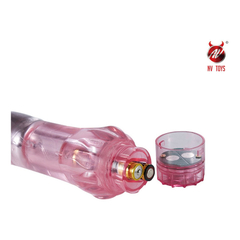 03900 | Vibrador Estimulador de Ponto G e Clítoris com Vibração Multivelocidade - NV Toys Zouk Vibe - 13,5 x 3,5 cm - Rosa - comprar online