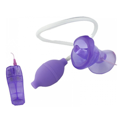 00800 | Aparelho de Sucção Feminino em Formato de Boca com Vibração Multivelocidade - Pump N Play - Roxo - E-VARIEDADES