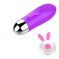 05101 | Vibrador Bullet com 12 Modos de Vibrações em Silicone Cirúrgico e ABS - Vibrating Egg - Roxo - comprar online