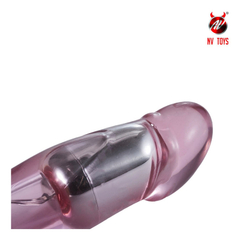 04404 | Vibrador Estimulador de Ponto G e Clítoris com Vibração Multivelocidade - NV Toys Mambo Vibe - 13,5 x 3,5 cm - Rosa - loja online