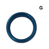 04209 | Anel Peniano em Aço Prolongador de Ereção e Retardador de Ejaculação com 5,0 cm Diâmetro - Tamanho G - Azul