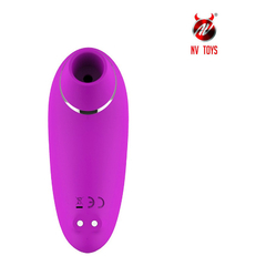 03845 | Estimulador de Clitóris Com 9 Modos de Sucção - NV Toys Rita - Roxo