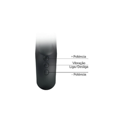 04859 | Vibrador Estimulador de Ponto G e Clítoris com 7 Modos de Vibração e Glande - Pretty Love Ansel - Preto - comprar online