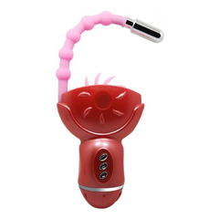 00427 | Simulador de Sexo Oral Feminino com 12 Línguas Rotativas e 30 Modos de Vibração - Rolling Fun na internet