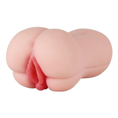 04072 | Masturbador com Formato Vagina e Texturas internas em CyberSkin - Red Meatball - Lábios Internos - 14 x 8 cm - loja online